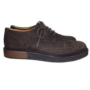 Gino Rossi Men's Oxford Leather Dress Shoes Lace Up Size 42 US 9